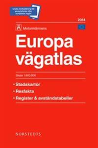 Europa vägatlas 2014 Motormännen