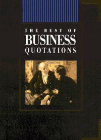 The Best of Business Quotations