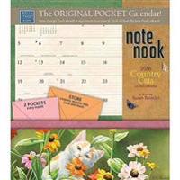 Country Cats Note Nook 24-Pocket 2016 Calendar