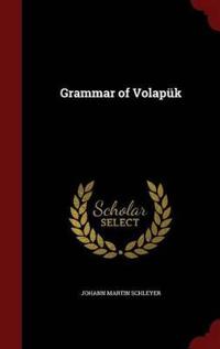 Grammar of Volapuk