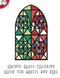 Stained Glass Coloring Book for Adults and Kids