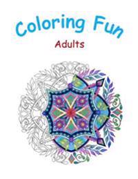 Coloring Fun Adults: Coloring Book for Adults with Complex Scenes to Color, 50 Pages to Master, Great Gift Ideas for Birthday and Christmas