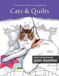 Cats & Quilts: Adult Coloring Book