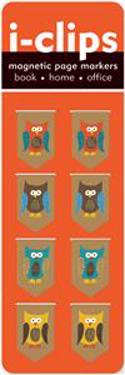 Owls I-clips Magnetic Page Markers
