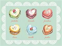 Macaron Embellished Notecards
