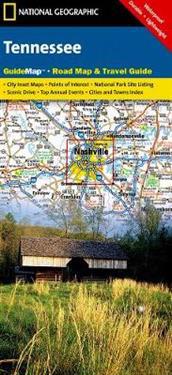 National Geographic State Guide Map Tennessee