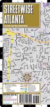Streetwise Atlanta Map - Laminated City Center Street Map of Atlanta, Georgia: Folding Pocket Size Travel Map