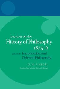Hegel: Lectures on the History of Philosophy 1825-1826