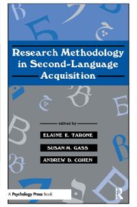 Research Methodology in Second-Language Acquisition