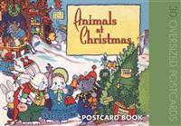 Animals at Christmas: Postcard Book