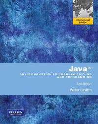 Java:Introduction to Problem Solving and Programming with MyProgrammingLab