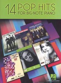 14 Pop Hits for Big Note Piano Pf Bk