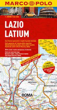 Italy - Latium Marco Polo Map