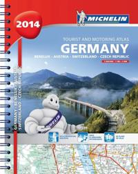 Tyskland Österrike Schweiz 2014 Atlas Michelin