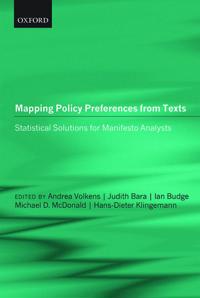Mapping Policy Preferences from Texts
