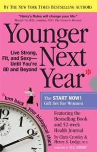 Younger Next Year the Book and Journal Gift Set for Women