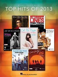 Top Hits of 2013 Piano Vocal Guitar PVG Songbook Bk