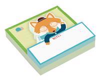 Mr. Fox Shaped Memo Pads