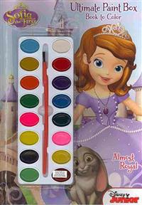 Disney Junior - Sofia the First - Princess in Training: Ultimate Paint Box Book to Color