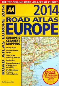 AA Road Atlas Europe