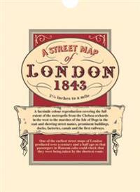 A Street Map of London, 1843