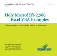 Holy Macro! it's 2,500 Excel VBA Examples