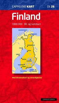Finland; bil- og turistkart