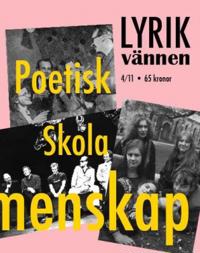 Lyrikvännen 4/11 Tema Poetiska skolor