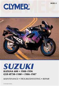 Clymer Suzuki Katana 600, 1988-1996 / Gsx-R750-1100, 1986-1987
