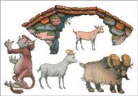 De tre bockarna Bruse Teckenstöd