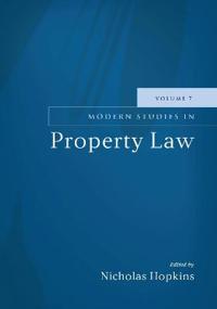 Modern Studies in Property Law
