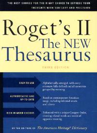 Roget's II the New Thesaurus
