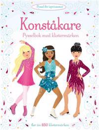 Konståkare : pysselbok med klistermärken