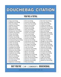 Douchebag Citation Nifty