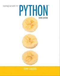 Starting out with Python