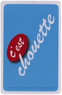 C'est chouette. Språkkort