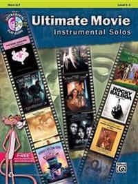 Ultimate Movie Instrumental Solos: Horn in F, Book & CD