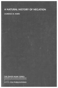 A Natural History of Negation