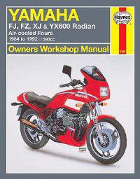 Yamaha Fj600, Fz600, Xj600 and Yx600 Radian Owners Workshop Manual