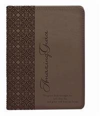 Brown Amazing Grace Luxleather Journal