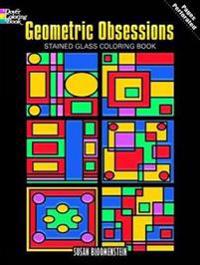 Geometric Obsessions Stained Glass Coloring Book