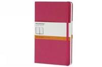 Moleskine Classic Notebook, Large, Ruled, Magenta, Hard Cover (5 X 8.25)