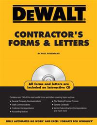 Dewalt Contractor's Forms & Letters