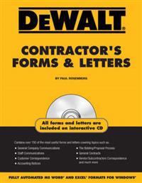 Dewalt Contractor's Forms & Letters