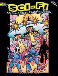 Sci-Fi Stained Glass Coloring Book