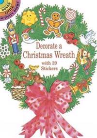 Decorate a Christmas Wreath with 39 Stickers