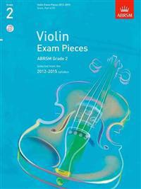 Violin Exam Pieces 2012-2015, ABRSM Grade 2, Score, Part & CD