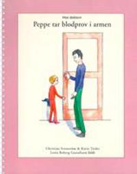 Peppe tar blodprov i armen / i fingret