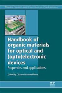 Handbook of Organic Materials for Optical and Optoelectronic Devices