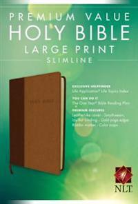Premium Value Large Print Slimline Bible-NLT
